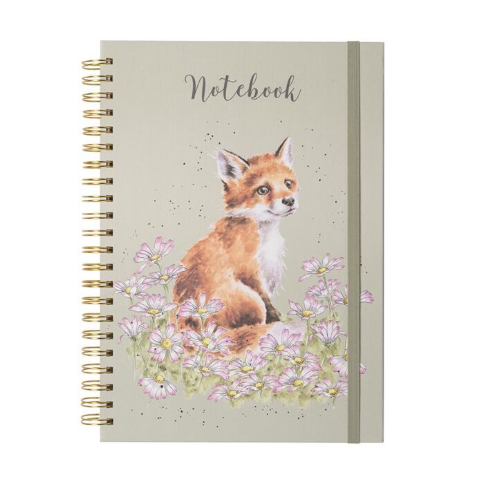 Wrendale Designs 'Make my Daisy' Fox A4 Notebook